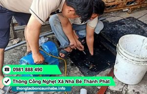 Thông cống nghẹt xã Hiệp Phước