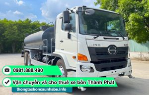 Cho thuê xe tưới nước rửa đường TP.HCM
